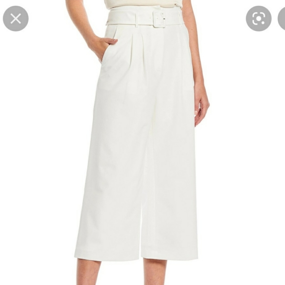 Antonio Melani Alexis Whitw High Rise Crop Pant